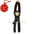 Keel Toys Плюшена маймуна със звук Dark Brown SW0301